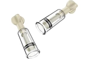 DFSUCCES Cupping Set,Sucker, 2 Pcs Cupping Therapy Set,Vacuum Twist Suction Cupping,Vacuum Cupping Therapy,for Relaxation Pain Relief (Beige, S)