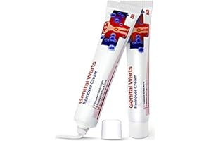 GOKAME 2pcs Crema para V-errugas G-enitales, C-uello Axila Wart Tratami-ento, H-erpes R-emover Wart O-intment Genital Genital, Wart R-emover Cream, 20g/pc