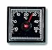 Produktbild Auto-Thermometer schwarz, quadratisch