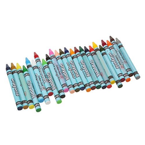 Gazechimp 24 Farben Wachsmaler Wachsmalstifte Wachsmalkreiden Crayon Set Kinder Geschenk - 7