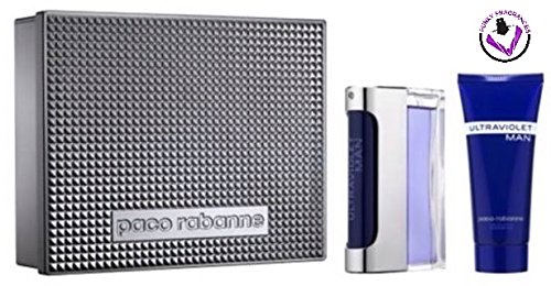 2016 Paco Rabanne Ultraviolet 50ml edt gift set with 100ml shower gel