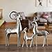 Produktbild KQS-XYT Harz Handwerk Europäische Stil Wohnzimmer Schlafzimmer Büro Ornamente Kreative Tiere Schaf Modellierung Dekoration, Silber