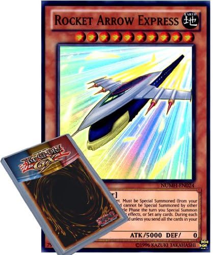Konami YuGiOh : NUMH-EN024 1st Ed Rocket Arrow Express Super Rare Card - ( Number Hunters Yu-Gi-Oh! Single Card )