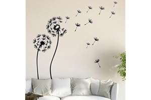 Dandelion Set III Wall Sticker in 6 Sizes - Wall Sticker - Decoration for Kitchen, Living Room, Bedroom, Bathroom