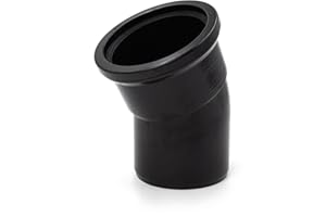 TRULY PVC LIMITED 30° Bend (Single Socket), Black Kayflow 110mm Soil & Waste Pipe Fitting