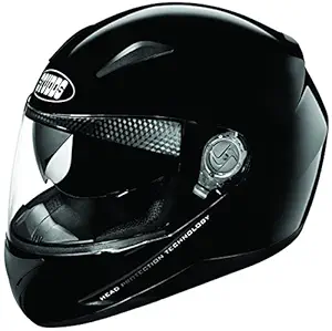 Studds SHIFTER Full Face Helmet with Tinted Visor (Black, L)