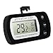 Produktbild Digitales Kühlschrank Gefrierschrank Wasserdicht Zimmer Thermometer und Innentemperatur-Monitor (Droße LED-Anzeige) Drei Platzierungs-Modi (hängend,stehend und magnetischer Stock)Max/Min Funktion Perf (Schwarz)