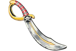 Liontouch - Sabre Pirate – dès 3 Ans | Jouet d’éveil pour Garçons et Bambins | Sabre de Pirate en Mousse Durable pour Naviguer dans Les Caraïbes | Accessoire Idéal pour Déguisements et Costumes