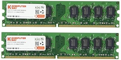 Komputerbay 8 GB (4 GB x 2) DDR 3 DIMM (240ピン) 1600 Mhz PC 3 12800 8 GBキット (9-9-9-25) KOMPUTERBAY 8GB (2 X 4GB) DDR2 DIMM (240 PIN) 800Mhz PC2 6400 PC2