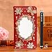 Produktbild Locaa(TM) For Asus Zenfone C ZenfoneC 3D Bling Case Leder Hochwertige Cover Abdeckung Beautiful Cute + Gift Schutzhülle Scratch Stoßstange Hülle Shell Schale Fall einfach - [Bunt Serie 3] A Zauberspiegel - Red Holster