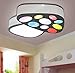 Produktbild HHORD Eisen-Pilz geformten Decke Lampe moderne einfache LED Schlafzimmer Cartoon Zimmer Kinderlampen Beleuchtung kreative Eisen Pilze Kronleuchter Bestrahlung Bereich 15 Helligkeitsniveau-30 Helligkeitsniveau (44 * 50 cm)