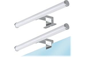 ‎KWAZAR LUMINAIRE Kwazar Luminaire LED Spiegellampe 5W, 30cm, Moderne Wandlampe für Badezimmer, Bad & Wohnen, 4000K Neutralweiß, Energieeffizient, Spiegelleuchte, Möbelleuchte, Elegantes Design GAMA