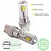 Produktbild Wiseshine 7443 w21 5w t20 w3x16q 3000k autolampe led auto bulb DC9-30v 3 Jahre Qualitätssicherung (Satz von 2) 7443 8 led hohe Leistung warmes Weiß