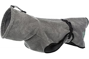 TRIXIE Hunde-Bademantel - L - 60 cm Mehrfarbig