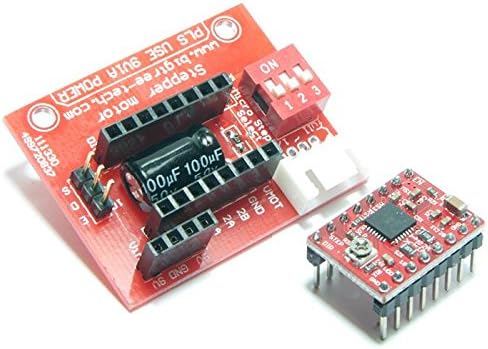 StepStick Stepper motor driver A4988 With Easy to use Shield for Stepper Motors