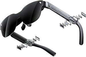 [Nouveau 2025] RayNeo Air 3s Lunettes AR/XR, Écran HueView 201" 120Hz FHD, Lunettes Connectée AR Portables pour iPhone 17/16/15, Android, Mac, Switch, PS5, Steam Deck – Théâtre Portable