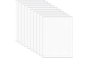 Amfrpar 10 Hojas Placa Metacrilato 150 x 100 x 2mm Acrílico Transparente Plexiglás Transparente Metacrilato Plancha Metraquilato Transparente para Dibujar, Imprimir, Manualidades, Marco de Fotos