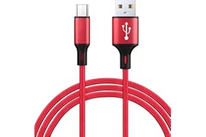 GEELIGE Micro USB Cable, Android Fast Charger Cable, 2M USB A to Micro Charging Cable Braided Cord for Samsung Galaxy S7/ S6 Edge/ S5/ J6/ J7/ Note 5, Sony, Nexus, Motorola, Xbox, PS4 Controller, etc- Red