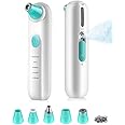 NEWDERMO 2-in-1 Microdermabrasion Machine Facial Diamond Pore Suction Machine Blackhead Remover Vacuum Salon-Level Dermabrasion at Home (Green and White)