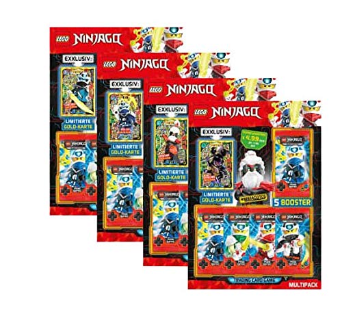 Blue Ocean Lego Ninjago - Serie 5 Trading Cards alle 4 Multipacks