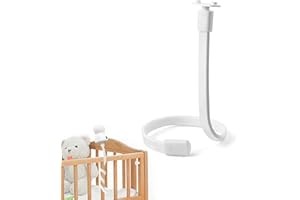 Soporte Camara Vigilancia Bebe, DIYCUT Soporte Webcam 52cm Soporte Camara Vigilancia No es Necesario Perforar Agujeros, Soporte de Abrazadera Flexible, Adecuado para Cámara Fija de Habitación Infantil