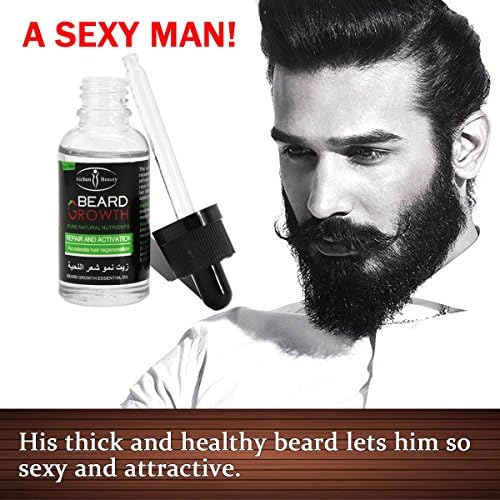 HJR Better Beard – Hair Growth Oil and Conditioner with All-Natural Nutrients for The Sexy Man in You, Helps Hair Growth on Beard & Chest (40ml)