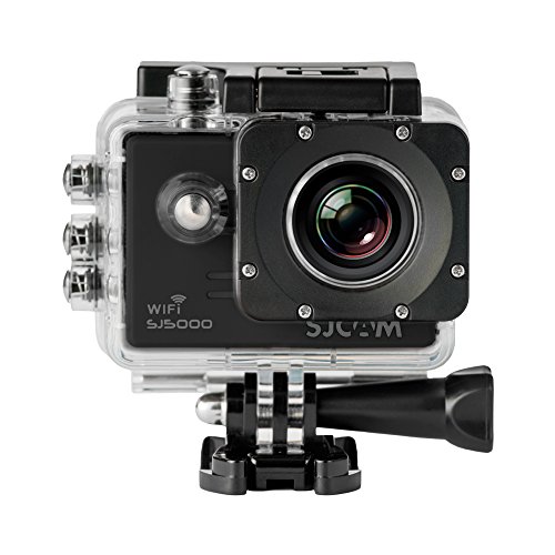 SJCam SJ5000 WIFI (versión española) - Videocámara deportiva (LCD 2.0'', 1080p 30 fps, sumergible hasta 30m) color negro