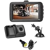 NEXGADGET Dashcam Cámara de Coche Videocámara DVR con 1080P HD Caja Negra Cargador de Coche con Puerto USB Registrador de Datos de Conducción Sensor G WDR Grabación Sobre-escribe