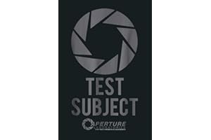 Portal 2 Aperture Labs Test Subject PTL033: Notebook Planner -6x9 inch Daily Planner Journal, To Do List Notebook, Daily Organizer, 114 Pages