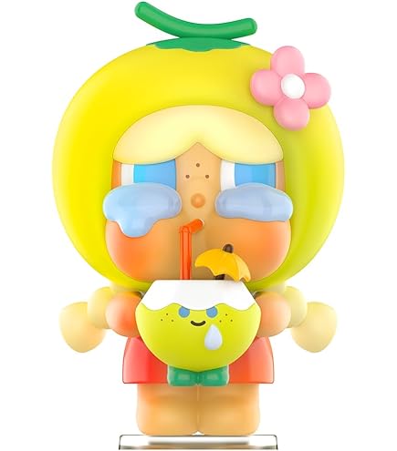 POP MART Crybaby Coconut Figure-Brown Articulated Character