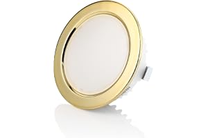Sweet Led® 1 x platt infälld lampa 230 V IP44 – infällbar möbellampa 3,5 W LED – badrum infälld spotlight rund – ultratunn mi