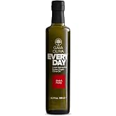 Gaia Oliva Cold Pressed Natural Extra Virgin Olive Oil, Trilye Olive, Premium Everyday, 500ml, Dark Glass Bottle
