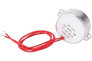 MARHYNCHUS Synchronmotor TYC30 Wechselstrom 12 V 4 W 5–6 U/min CCW/CW mit Drahtführung