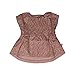 Aya Naya Baby-Girls Malu Floral Blouse, Grey (Multicoloured), 6-9 Months (Manufacturer Size:6 Months)
