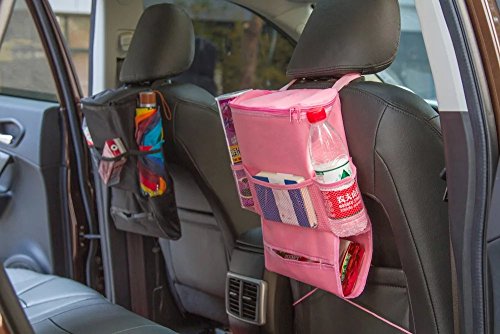 UrCool car seat organizer auto seat back organizer multi-pocket travel storage bag - 6