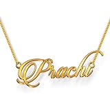 Silver Name Pendant Necklace 