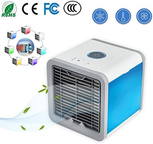 Arctic Air – Air Cooler Portable Personal Space Air Conditioner, humidifier &amp; purifier with 7 Colors LED Lights