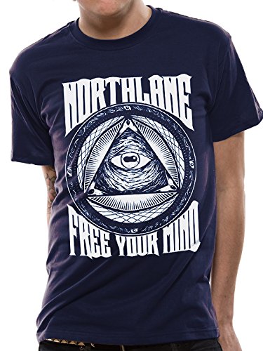 Preisvergleich Produktbild T-Shirt (M)-Free Your Mind (Unisex Blue)