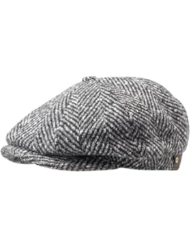 Stetson Herren Hatteras Fischgrat Check Cap Grau