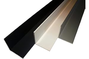 B&T Metall angolo di alluminio verniciato a polvere, 20 x 20 x 2 mm, profilo angolare bianco RAL 9016, lunghezza di 200 cm