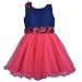 Wish Karo Baby Girls Party Wear Frock Dress (bx1005T-12-18 Mths_Tomato_12 - 18 Months) RS.1149.00