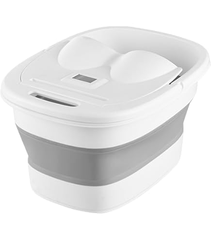 Secchio Pieghevole, Secchio Da Viaggio Portatile, Secchio Per Piedi Da Ammollo, Vasca Per Pediluvio, Bacino Da Bagno Per Viaggi All'aperto, Pediluvio, Relax, Lavaggio Dei Piedi E Bacino Da Ammollo Dei