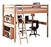 Produktbild Relita BH1071114-B140 Hochbett CAMPUS Buche massiv natur lackiert Liegefläche 140 x 200 cm, 207 x 185 x 145 cm