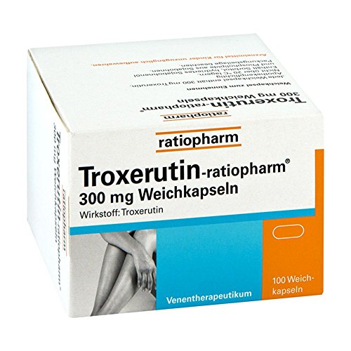 Preisvergleich Produktbild Troxerutin ratiopharm 300 mg Weichkapseln 100 stk