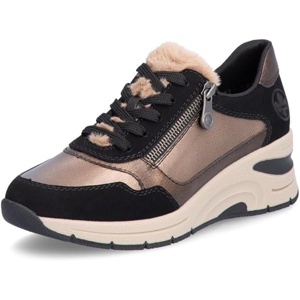 Rieker - Veterschoenen Laag beige | Schuurman Schoenen