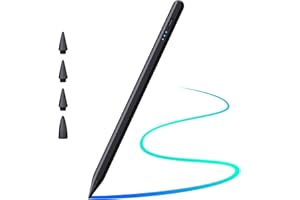 CISTEEN isteen Crayon Pro pour iPad (2022-2018) avec indicateurs LED, capteur d'inclinaison et Stylet de rejet pour Apple iPad 10/9/8/7/6e génération, iPad Air 5e/4e/3e, iPad Pro 11 et 12,9", iPad Mini 6/5