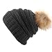 Produktbild Fletion Winter Unisex Warme Hut Mütze Outdoor-Sportarten Skimütze Stricken Wolle Gestrickte Beanie Mütze
