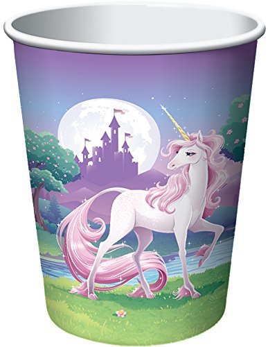 49-tlg. Partyset Mottoparty Einhorn für 8 Kinder – Partygeschirr und Zubehör - 3