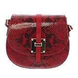 PERFEKTER KOMFORT: Der Schultergurt verspricht einen angenehmen Tragekomfort als Schultertasche oder Umhängetasche und ist in der Länge einstellbar. Diese Damen Handtasche aus echtem Rindsleder hat eine durchdachte Innenaufteilung, ein großes Hauptfach und ein Sicherheitsfach mit Zipper innen. Die Tasche wird sicher mit einem Reißverschluss geschlossen