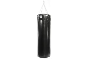 LUXTRI Saco de Boxeo 120 cm 25 kg con Relleno Saco de Arena con Cadena para Entrenamiento